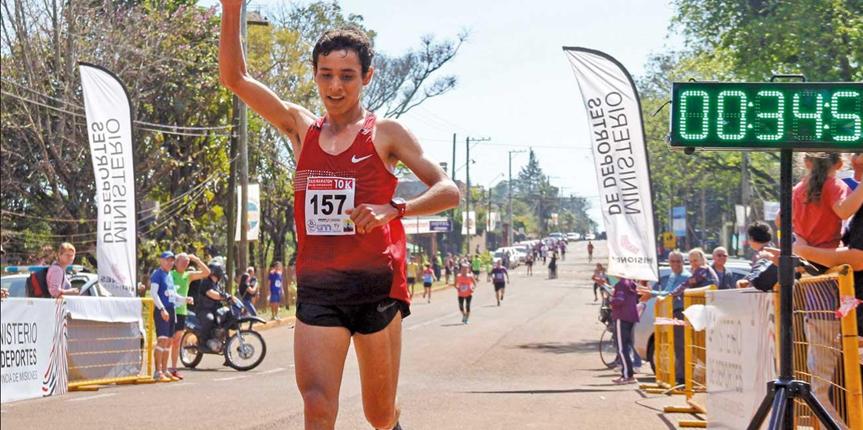 Da Silva se ubicó tercero en la Maratón del Inmigrante