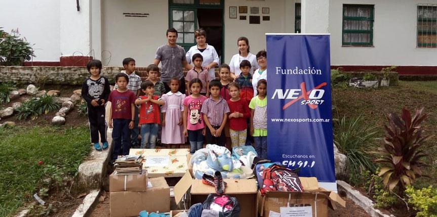 La Fundación Nexo Sport entregó donaciones de amigos motociclistas de Buenos Aires